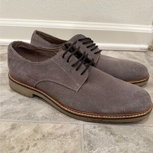 Banana Republic Men's Gray Suede Oxfords